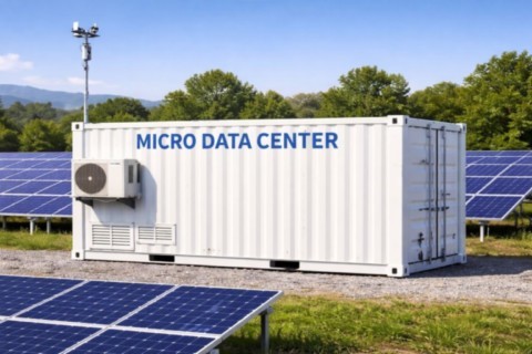 Micro data center solaire